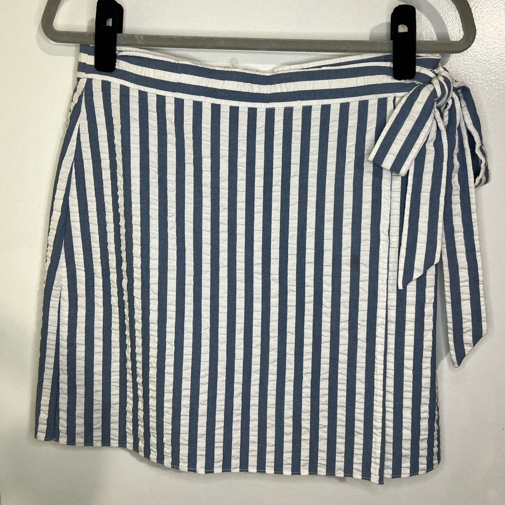 Seersucker skirt